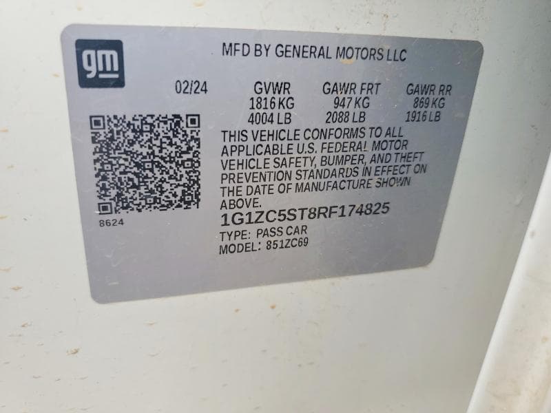2024 CHEVROLET MALIBU LS 12