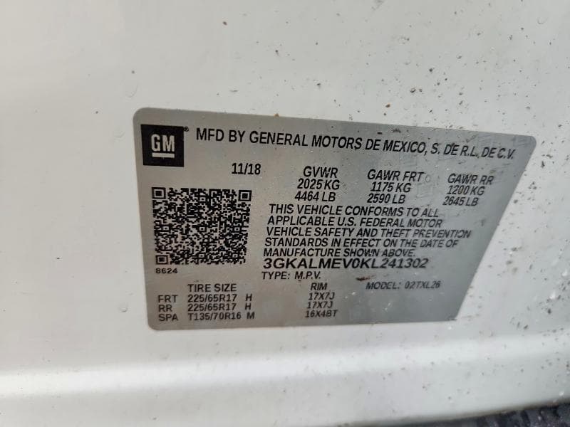 2019 GMC TERRAIN SLE 12