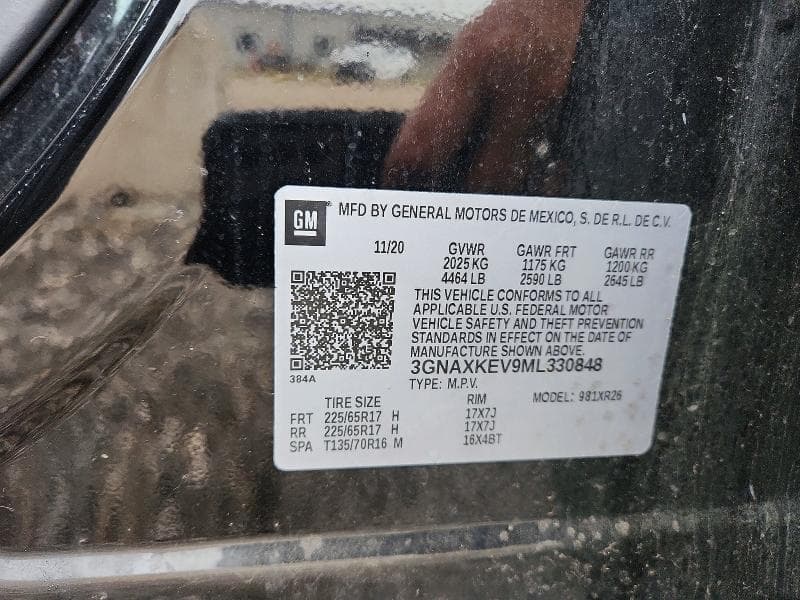 2021 CHEVROLET EQUINOX LT LT 13