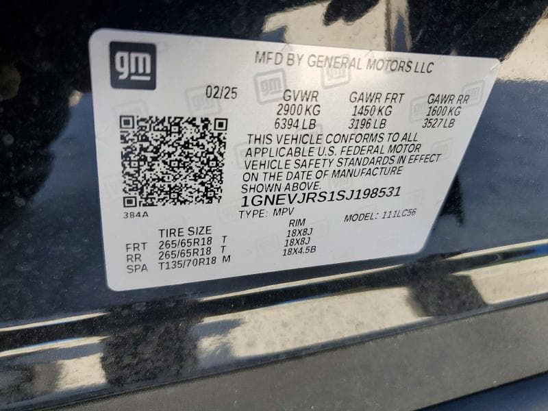 2025 CHEVROLET TRAVERSE Z71 13