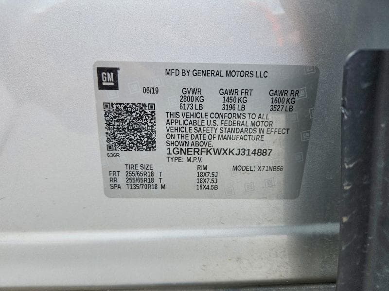 2019 CHEVROLET TRAVERSE LS 13