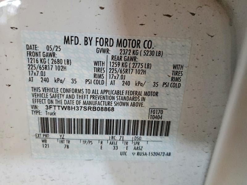 2025 FORD MAVERICK XLT 12