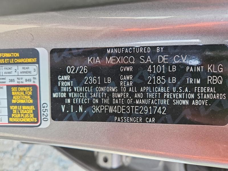 2026 KIA K4 GT LINE GT LINE 12