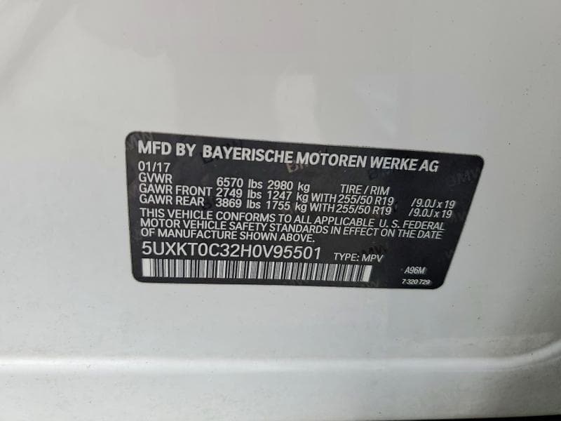 2017 BMW X5 XDR40E XDR40E 13