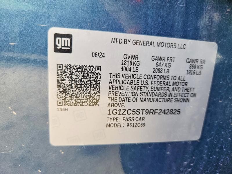 2024 CHEVROLET MALIBU LS 12