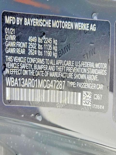 2021 BMW M440XI 12