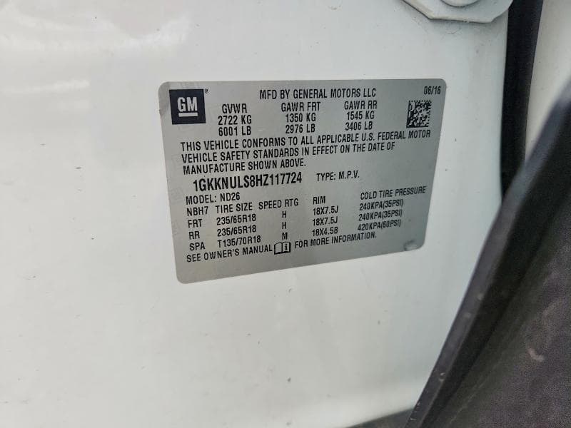 2017 GMC ACADIA SLT-1 13