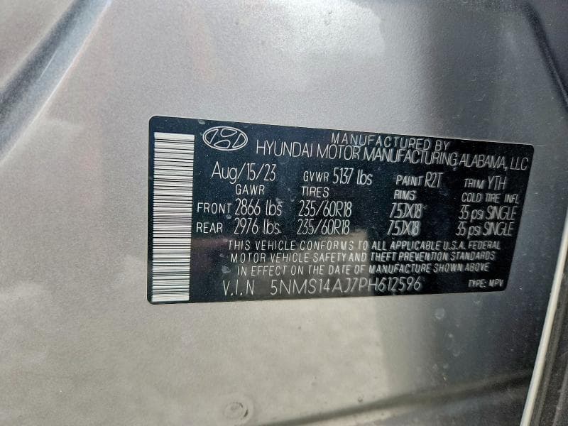 2023 HYUNDAI SANTA FE SE SE 13