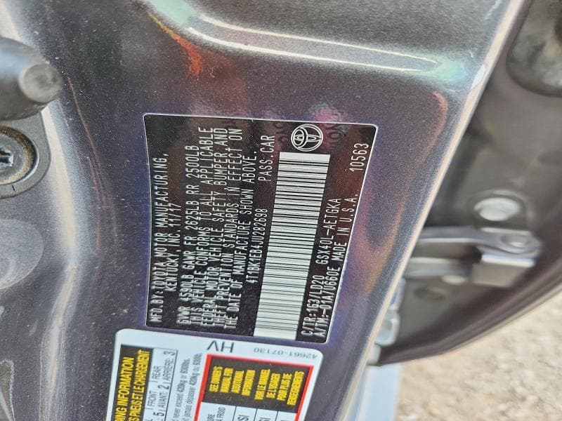 2018 TOYOTA AVALON XLE XLE 13