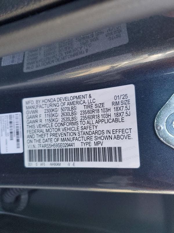2025 HONDA CR-V SPORT 14