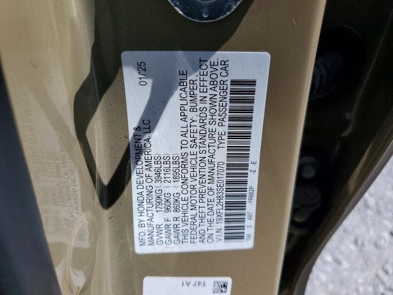 2025 HONDA CIVIC SPORT 12