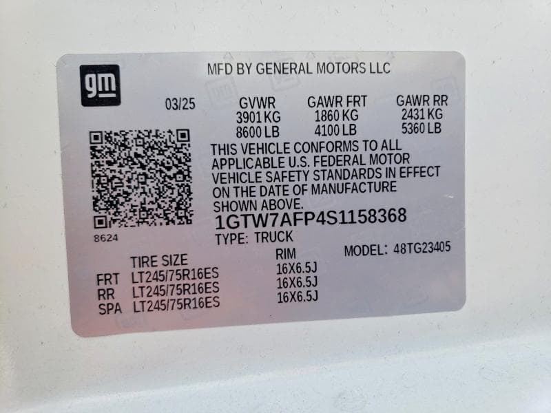 2025 GMC SAVANA G2500 G2500 13