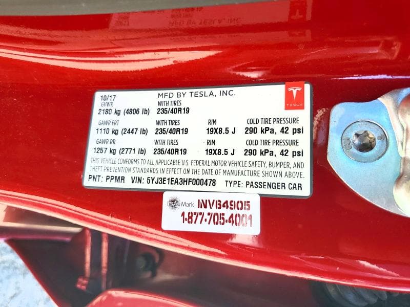 2017 TESLA MODEL 3 12