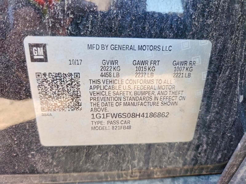 2017 CHEVROLET BOLT EV LT 13