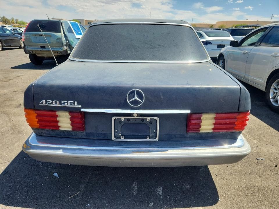1986 MERCEDES-BENZ 420 SEL SEL 6
