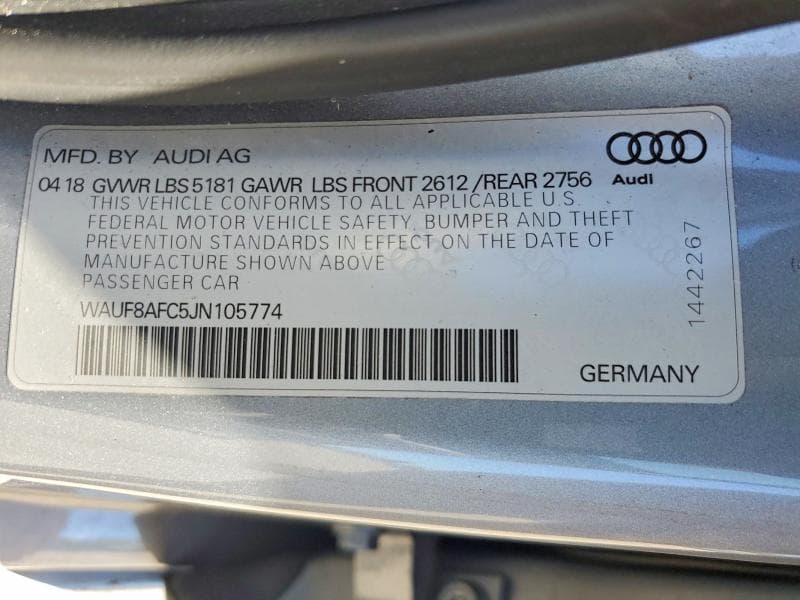 2018 AUDI A6 PREMIUM 13