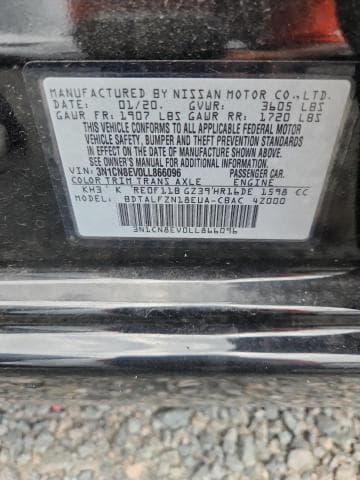 2020 NISSAN VERSA SV 12