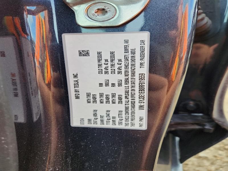 2024 TESLA MODEL 3 12