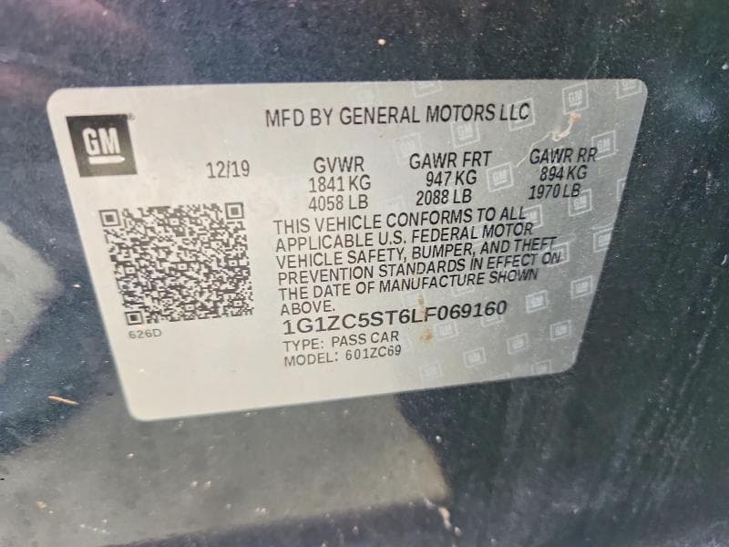 2020 CHEVROLET MALIBU LS 13