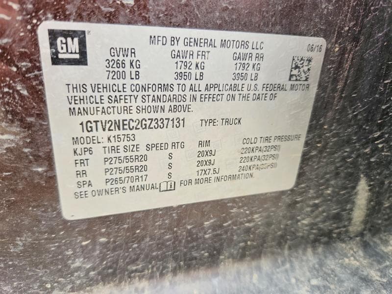 2016 GMC SIERRA K1500 SLT K1500 SLT 13