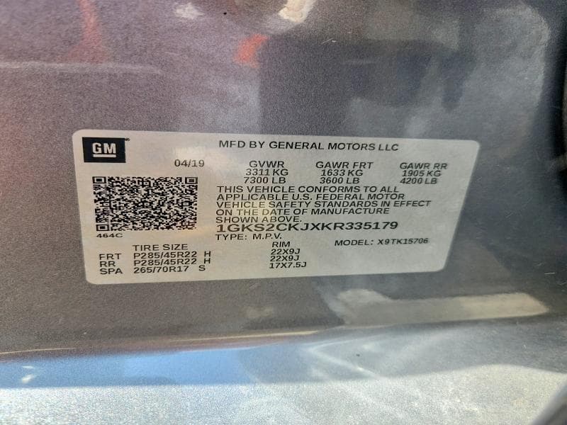 2019 GMC YUKON DENALI 13