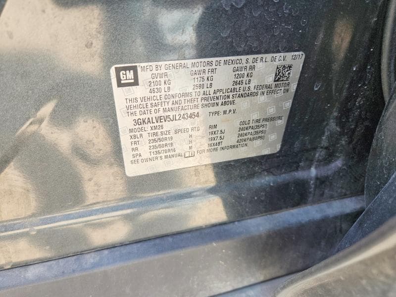 2018 GMC TERRAIN SLT 12