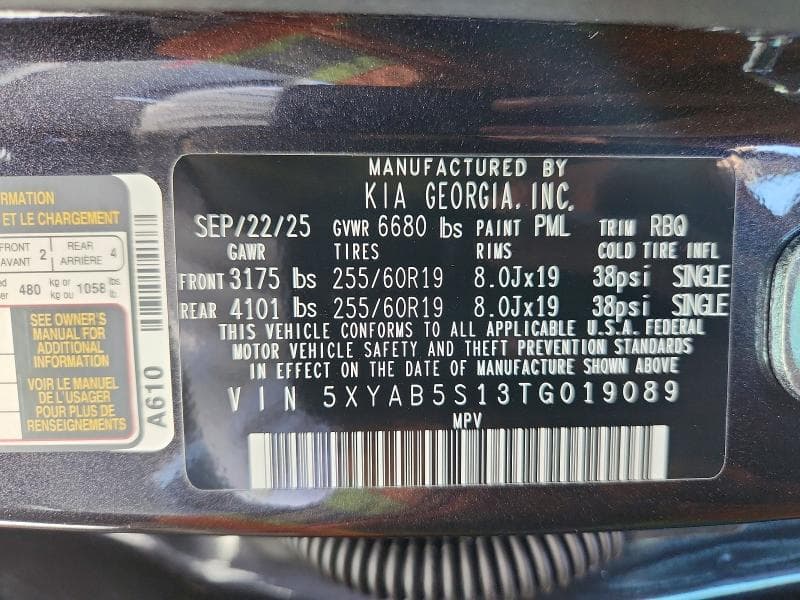 2026 KIA EV9 LIGHT 14