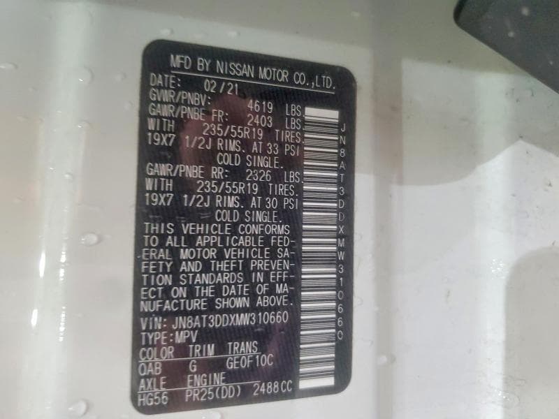 2021 NISSAN ROGUE PLATINUM PLATINUM 13