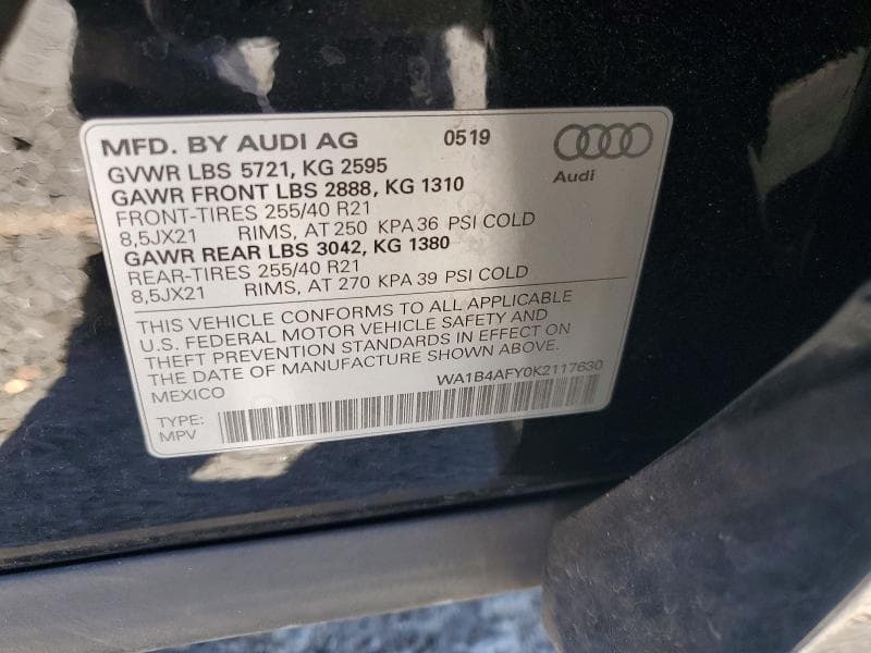 2019 AUDI SQ5 PREMIUM PLUS 13