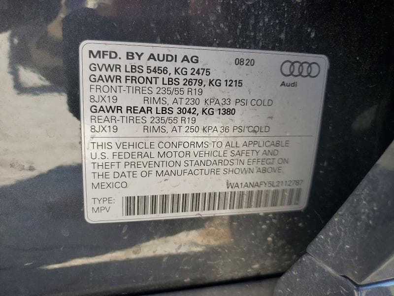 2020 AUDI Q5 PREMIUM 13