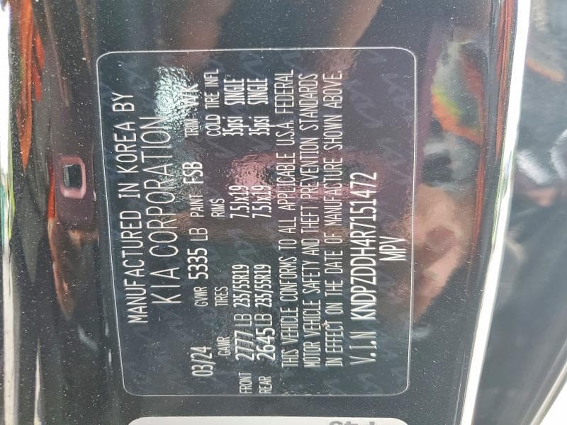 2024 KIA SPORTAGE X-LINE PRESTIGE 13