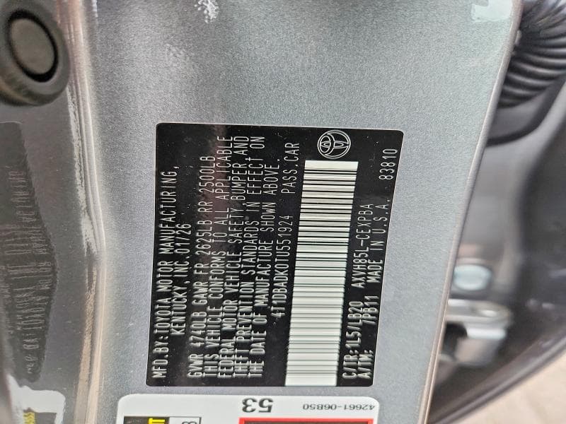 2026 TOYOTA CAMRY XSE 12