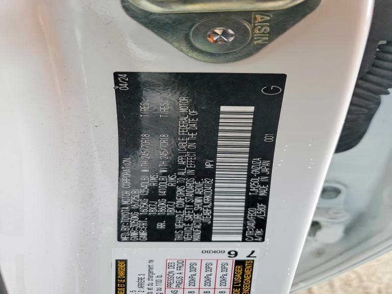 2024 TOYOTA LAND CRUISER 1958 1958 13