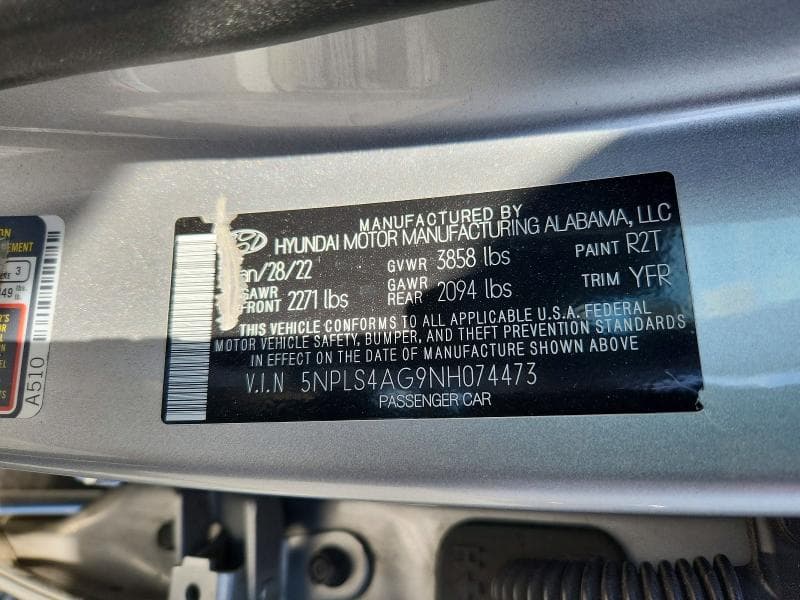 2022 HYUNDAI ELANTRA SEL 13