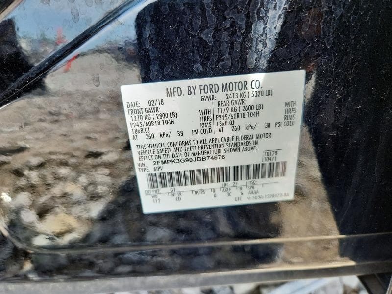 2018 FORD EDGE SE 13