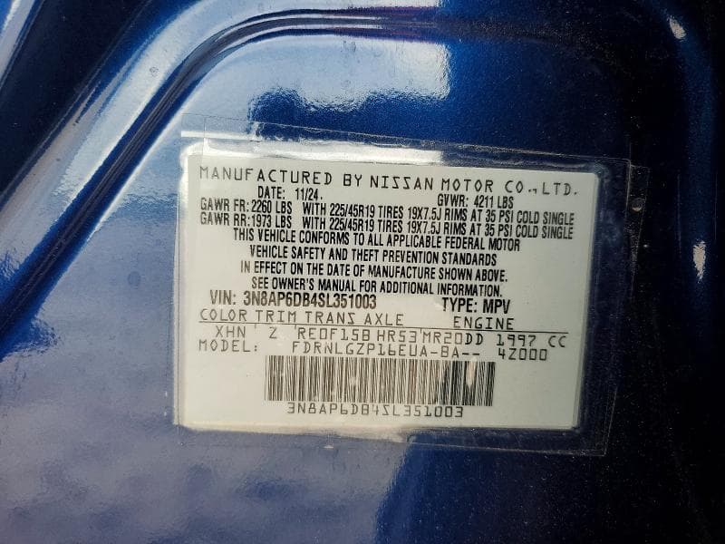 2025 NISSAN KICKS SR 14