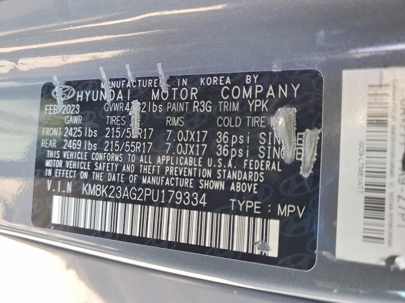 2023 HYUNDAI KONA SE 13