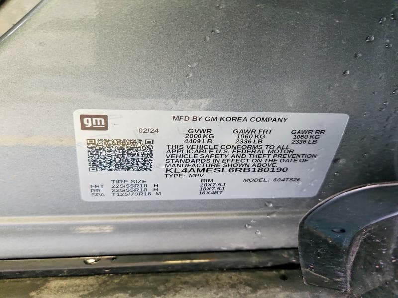 2024 BUICK ENCORE GX SPORT TOURING SPORT TOURING 12