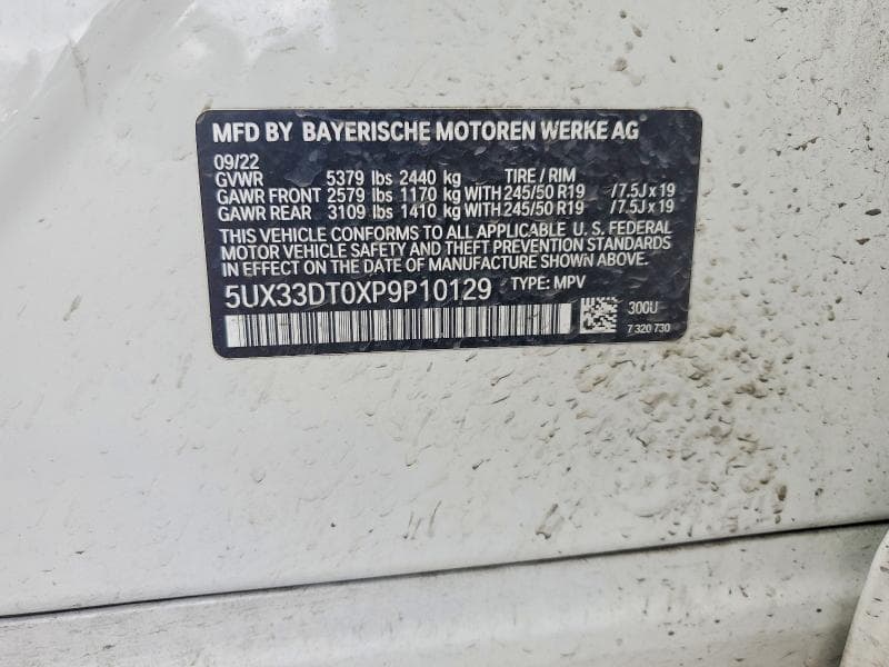 2023 BMW X4 XDRIVE30I 12
