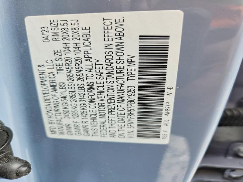 2023 HONDA PASSPORT EXL EXL 13