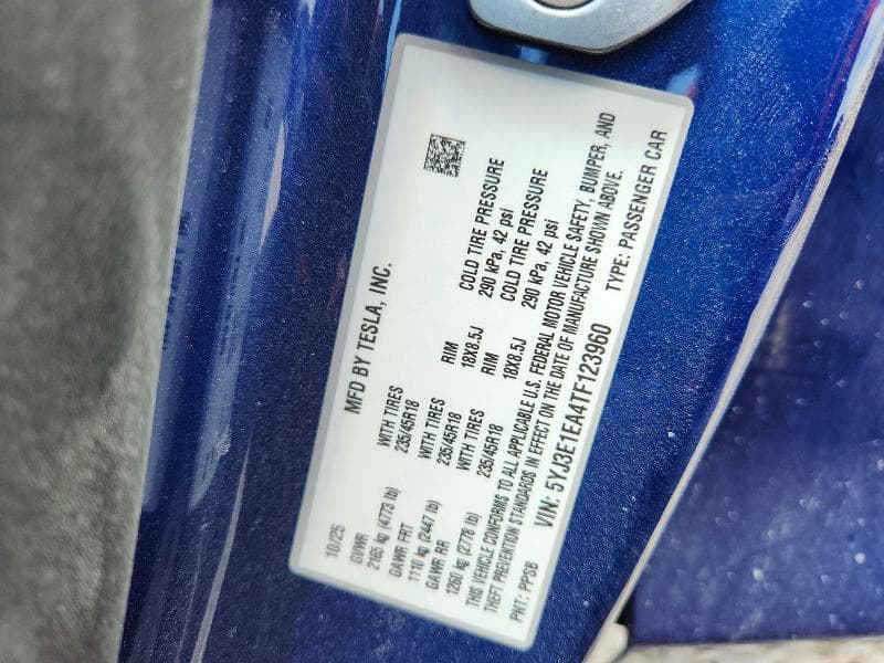 2026 TESLA MODEL 3 12
