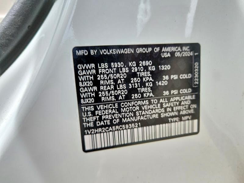 2024 VOLKSWAGEN ATLAS SE 13