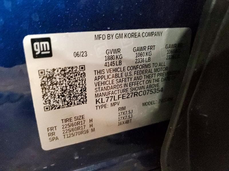 2024 CHEVROLET TRAX LS 12