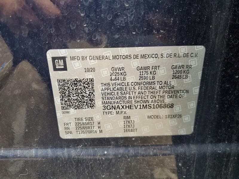 2021 CHEVROLET EQUINOX LS LS 13