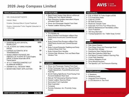 2026 JEEP COMPASS LIMITED 13