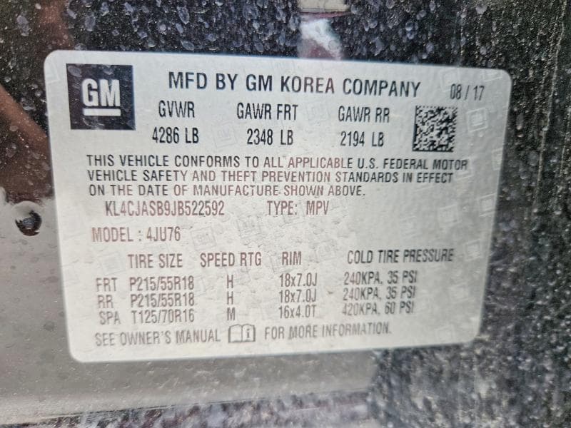 2018 BUICK ENCORE PREFERRED PREFERRED 12