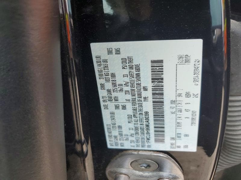 2021 FORD ESCAPE SEL 13