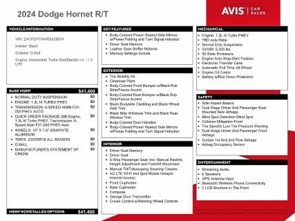 2024 DODGE HORNET R 13