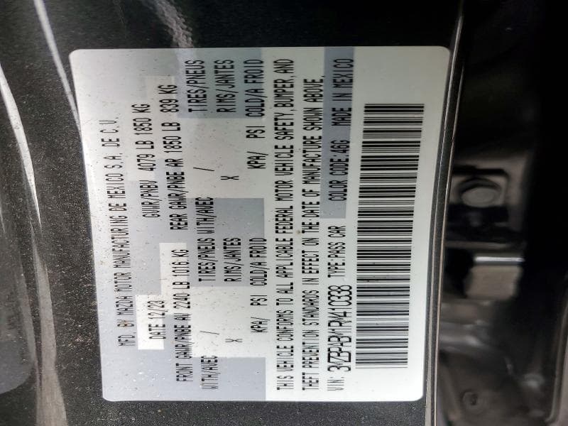 2024 MAZDA 3 SELECT SPORT 12