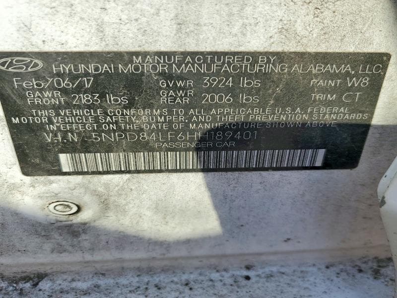 2017 HYUNDAI ELANTRA VALUE EDITION VALUE EDITION 12